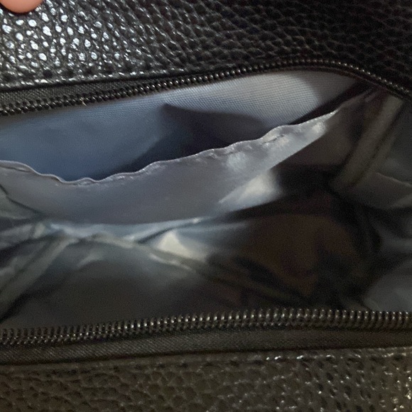 Cartoon Mouse Ear Polka-dot Sequin Bow Convertible Backpack Purse Crossbody Bag - Picture 2 of 3